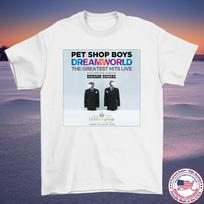 Pet Shop Boys UK Summer Tour T Shirt Full Size S-5XL S įvairiaspalvis