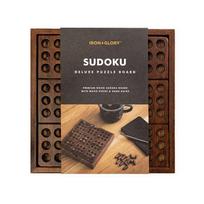 Wooden board logic game sudoku deluxe numerical