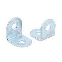 20Pcs Carbon Steel L Brackets Small Right Angle Corner Brace Joint for Wood Furniture Cabinet Frame Installation Hardware A11