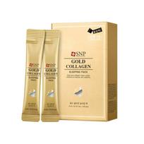 SNP Gold Collagen Sleeping Pack 4ml*20ea beige