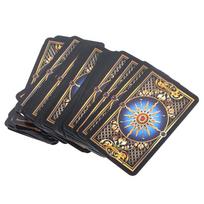 Lengvas paauksuotas Tarot anglų stalo žaidimas Būrimo prognozavimo kelių žaidėjų žaidimas