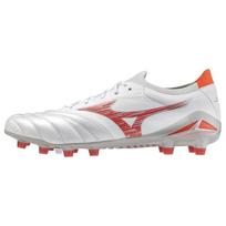 Mizuno Morelia Neo 4 Beta Made in Japan Super White Pearl Red Unisex Sneakers P1GA244060 38.5