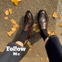 Cowhide version~ British style Oxford shoes round head one-pedal loafers women's leather low-heeled single shoes old small leather shoes 35