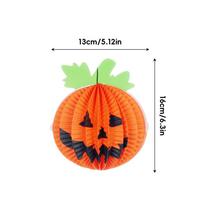 Halloween Hanging Decor Ghost Witch Spider Pumpkin Paper Lanterns DIY Halloween Hanging Crafts Halloween Porch Ceiling Hangings #05