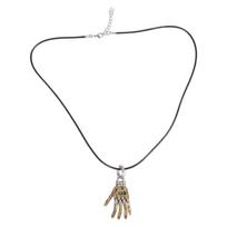 Mechanical Hand Necklace Sturdy Copper Portable Designs Modern Steampunk Jewelry Accessory for Men and Women