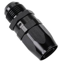 12AN Male Flare to 12AN Swivel Hose End Fitting Adapter Straight Aluminum Black 12AN juoda