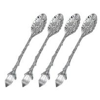 Premium Kirsite Antique Style Spoon Crystal Embellishment Suitable For Gourmets Cooking Baking And Table Setting sidabras