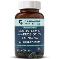 Carbamide Forte Multivitamin Tablets for Men & Women 60 Count Daily Energy Support Supplement 60 Tablets white