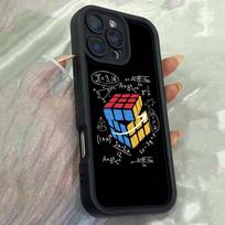 JT468 Rubik's Cube for iPhone 17 16 15 14 13 Pro Max Samsung S26 S25 Ultra A17 A07 A56 A16 Xiaomi 15T Redmi 15c 14C Soft Case for iPhone 5/5s juoda