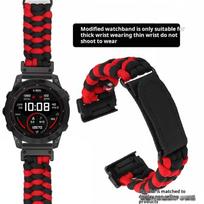 22mm 26mm Woven nylon Watch Strap For Garmin Fenix 8 8X 7 7X 6 6X Pro 3 5 5X Plus Quick fabric Watchband Metal adapter Bracelet For 7X Pro 6x 6XPro black