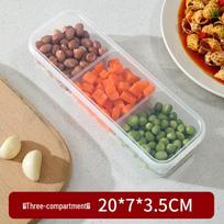 Refrigerator Storage Box with Air Vents for Fruits, Vegetables, & Meat