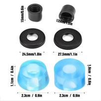 Skateboard Bushings 16mm Diameter Replacement Parts Skateboards Shock Pad Bracket Bushings for Street Park Downhill Trick mėlyna