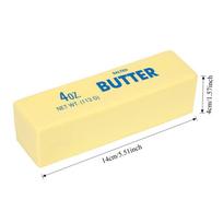 Giant Cheese Cube Stress Ball Big Cheese Shape Squeeze Fidget Toy Non-Bouncing Anxiety Relief Toy 2 Colors Great Gift for Kids