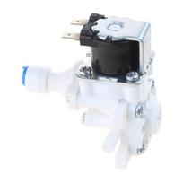 220V/DC12V Intelligent Toilet Pressure Reducing Valve 1/4'' Quick-Connect Water Inlet Outlet Valve Stable Water Flow 1