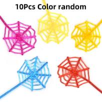 Fun 10-30Pcs Kids Birthday Party Favor Mini Sticky Spider Web Toy Gift Bag Giveaway Pinata Filler Halloween Party Supplies Gift OneSize
