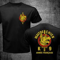 France Maitre Chien French Army K9 Special Forces Logo Mi... XXL