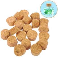 20 Pcs Glass Bottle Cork Stoppers Airtight Sealing Corks Bottle Plugs Wooden Stopper Jar Seal Decanter Closure