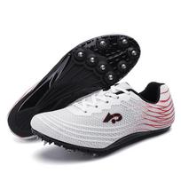 Track And Field Shoes Training Shoes Mesh Breathable Eight Nails Men'S And Women'S Track And Field Shoes Training Student Sports Nail Shoes 36 balta