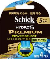 Schick Hydro 5 Premium Power Select Replacement Blades Includes 1 AAA Alkaline for 5-Blade Razor, (4-pack), Battery, Men. juoda