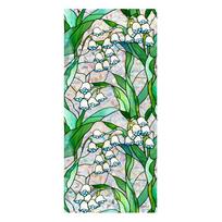 Floral Stained Glass Window Film Removable Static Cling Stickers Stained Glass Decals Decorative Window Decals Home Decor