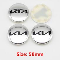 WLCT1 4pcs 58mm Car Wheel Center Hub Caps Auto Accessories For KIA Rio K3 K5 Sportage K6 Picanto Optima Ceed 3 4 Sorento Sorento KX1