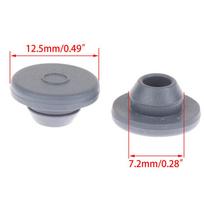 100 vnt guminių kamščių savaime užsisandarinančios įpurškimo angos 13 mm stikliniams buteliams 100PCS