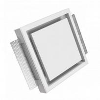 Kvadratinis priglaistomas difuzorius ERGOVENT KVADRO 100 mm