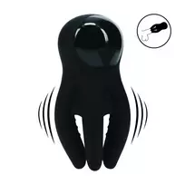 Levelz by Shots LEVELZ Vibra Silicone Pulse Massager with Digital Display Black