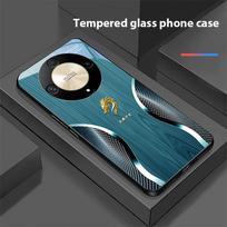 Wooden Dragon Black For Honor Magic 6 50 70 90 Lite X7b 200 Pro Nova 10 Nova 5T X6 P30 Pura 70 Ultra Tempered Glass Phone Case For Pura 70 Ultra