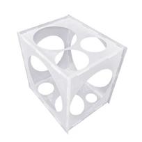 Plastic Balloon Sizer Box Cubes Balloon Size Measurement Tool Collapsible Decors 1