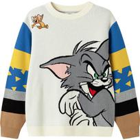 Balabala Boys' Tom and Jerry Cartoon Sweater 110