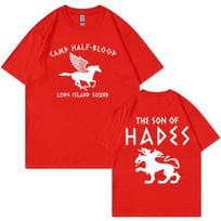 Percy Jackson Camp Half Blood Graphic T Shirt Men ONeck Retro Fashion Cotton Tshirt Unisex Casual Oversized Tshirts Streetwear S