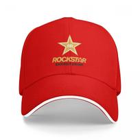 Rockstar Energy Drink Baseball Caps Snapback Baseball Hats Breathable Casual Casquette Outdoor for Men And Women One Size