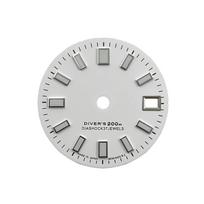New NH35 Dial/NH34 Dial S logo 28.5mm Green Luminous Single Date Mechanical Dial for Seiko mods parts