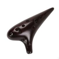 12 Hole Alto C Ocarina Practical Portable with Storage Bag Tenor for Children Beginners juoda