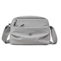Women Lightweight Nylon Crossbody Bag Multi Pocket Casual Shoulder Bag Adjustable Strap Small Handbag for Daily 24 × 10 × 16 cm šviesiai mėlyna spalva