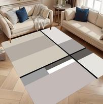 Modern Geometric Carpet Mat Rug Home Decoration Living Room Bedroom Floor Decor Abstract Mosaic Style Non Slip Rugs 40x60cm