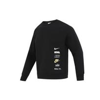 Nike Fleece Sport Casual Crew Neck Megztinis Vyrams Juoda DX0782-010 M black