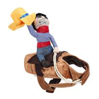 Funny Pet Costumes, Cats And Dogs Transformed Into Funny Holiday Costumes, Waving Hats Cowboy Pet Cosplay Costumes S mėlyna