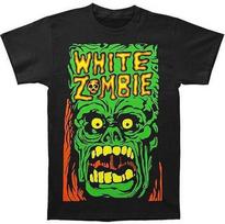 White Zombie-Mens Monster Yell T-Shirt in Black, Color_ Black S juoda
