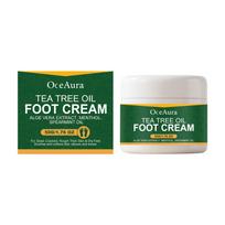 OCEAURA Arbatmedžio Pėdų Kremas Švelni Formulė Ramina Pėdų Odą Drėkinantis Komfortas Kasdienė Pėdų Priežiūra Pėdų Atstatymo Kremas 50ml 50g