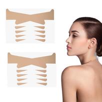 Hydrogel Neck Wrinkle Patch Skin Care Adhesive Sheet for Neck Area Treatment and Moisturizing Support with Flexible Fit Design One Size beige