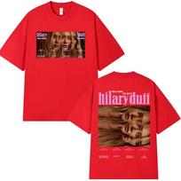 Hilary Duff SMALL ROOMS BIG NERVES Tour 2026 Graphic T Shirt Men Women Summer Aesthetic Vintage Fashion Oversized Cotton Tshirt S