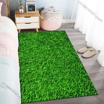 1PC Green Lawn Carpet for Living Room Bedroom Sofa Home Decor Rus Non-slip Floor Mat Luxury Gift Multiple Sizes Area Rug 40x60cm