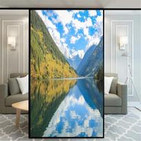 Static Cling Privacy Window Film   Decorative Beautiful Scenery Window Treatments Window Sticker (as the picture,40x60cm WxH)