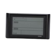36V 48V Elektrinio dviračio LCD S900 valdymo skydelis Atsparus vandeniui LCD ekranas elektriniam dviračiui (2 protokolas) gray