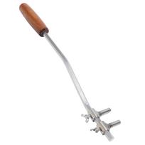 16.7in Stainless Steel Bonsai Branch Bending Tool Adjustable Bonsai Styling Bender Wrench with Wood Handle for Gardening