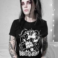 Bible Black T-Shirt Ronnie James Dio Heavy Metal Hard Rock Cult Band Tee S-5XL 3XL