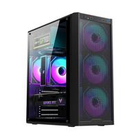 E-ATX Gaming Desktop Case with 360 Water Cooling Support black