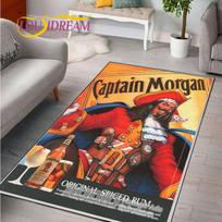 Captain Morgan Pattern Rug for Bedroom Living Room Carpet for Kitchen Floor Mats Home Decor Kids Non-Slip Floor Pad Rug Alfombra 40x60cm